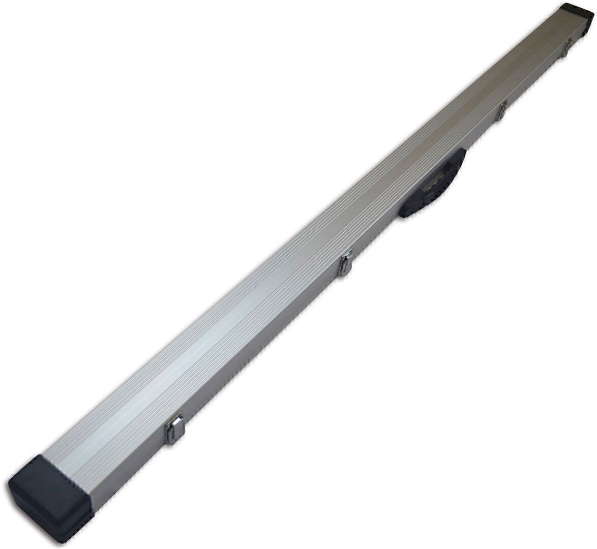 Deluxe 1 Piece Aluminium Snooker Tournament Style Case - Holds 2 Cues