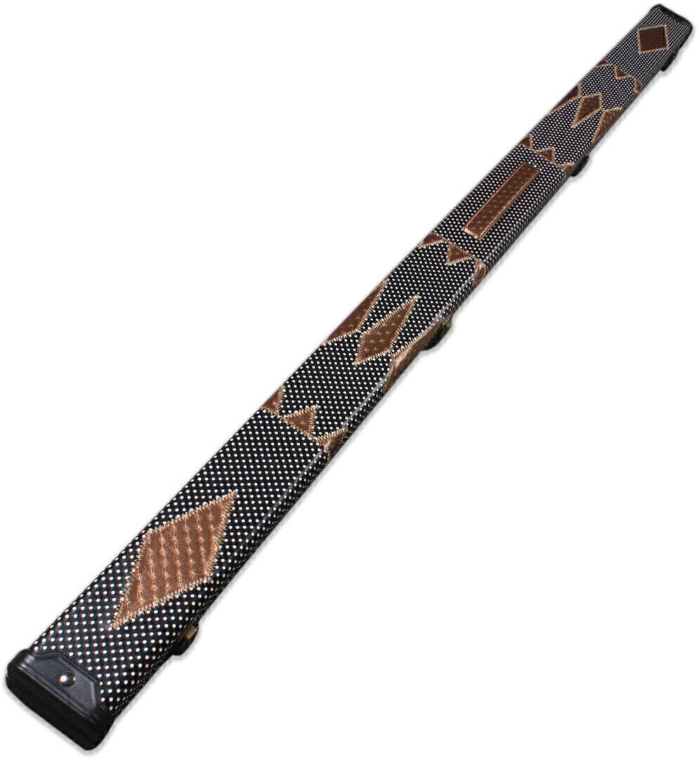 Handmade 1 Piece Pattern Patchwork Snooker Tournament Style Case With 2 Compartments
