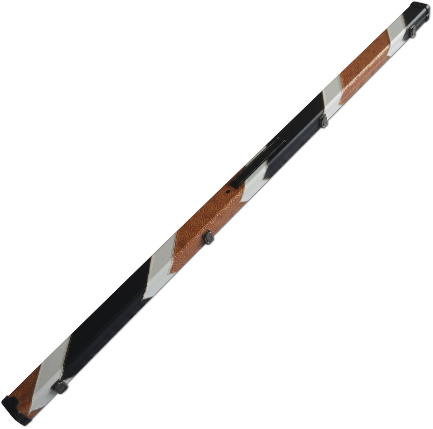 Handmade 1 Piece Slimline Deluxe Patchwork Snooker Cue Case With Single Slot