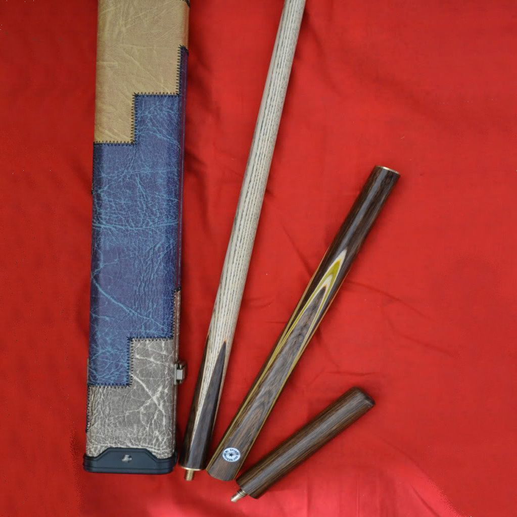 Handmade 3 piece GRADE A Ash Snooker/Pool Cue Complete Set
