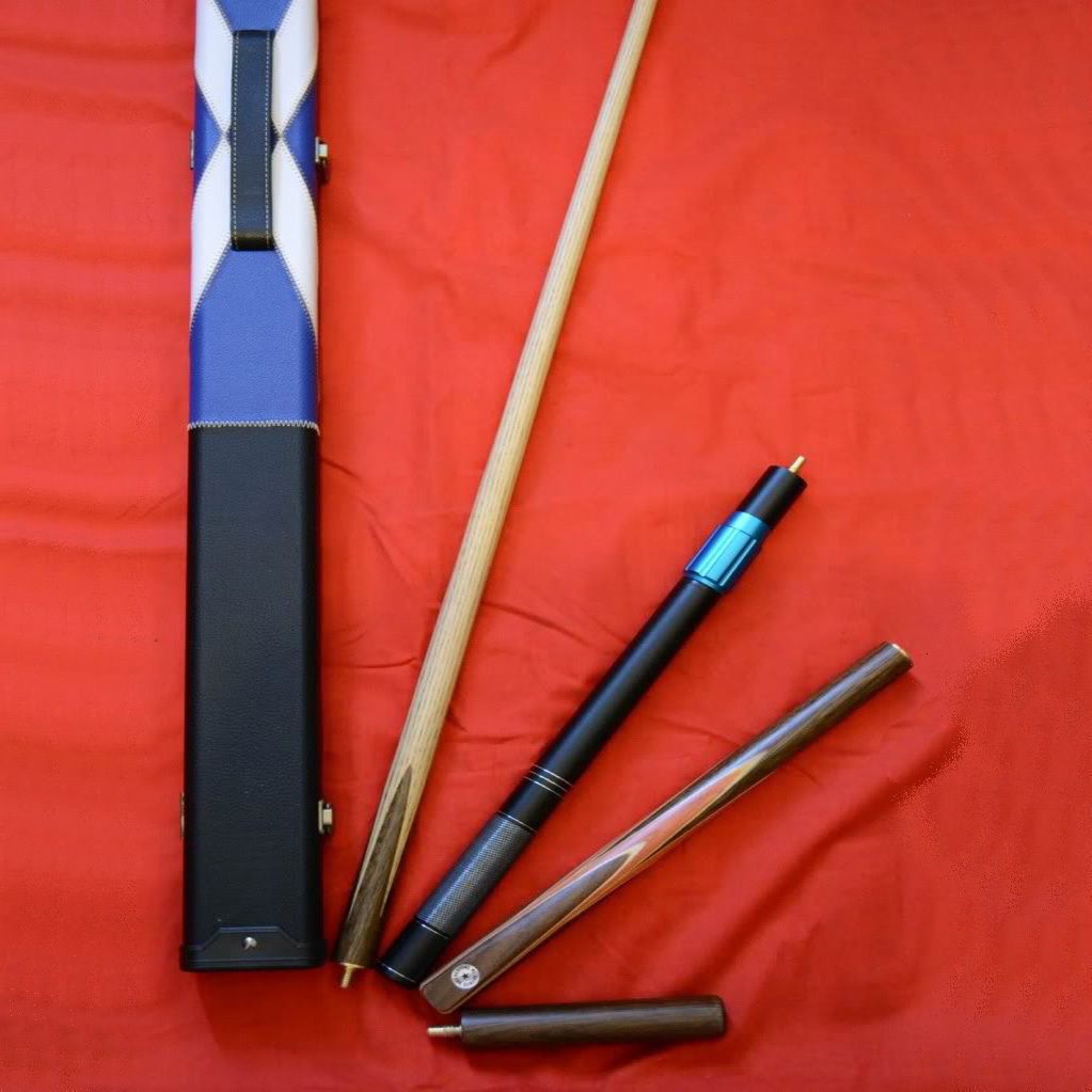 Handmade 4 piece GRADE A Ash Snooker/Pool Cue Complete Set