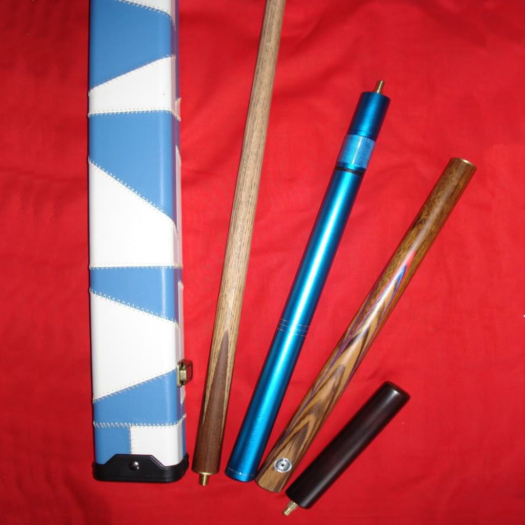 Handmade 4 piece GRADE A Ash Snooker/Pool Cue Complete Set