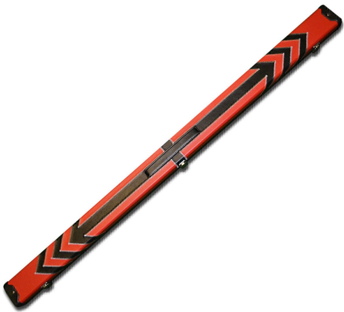 Unique Handmade 3/4 Tournament Style Snooker Cue Case With 2 Compartments