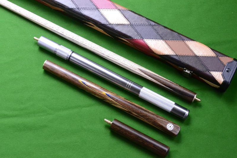 Handmade 3/4 Jointed 57 Inch Snooker/Pool Cue Complete Set with Ash Shaft