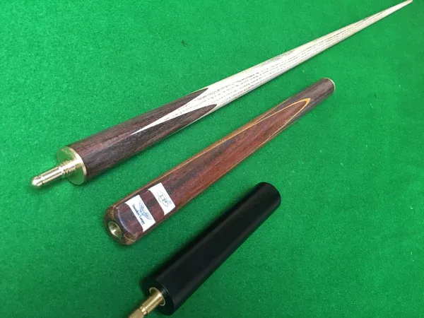 57.25 Inch Handmade Ash 3/4 Snooker Cue with 9.5mm tip