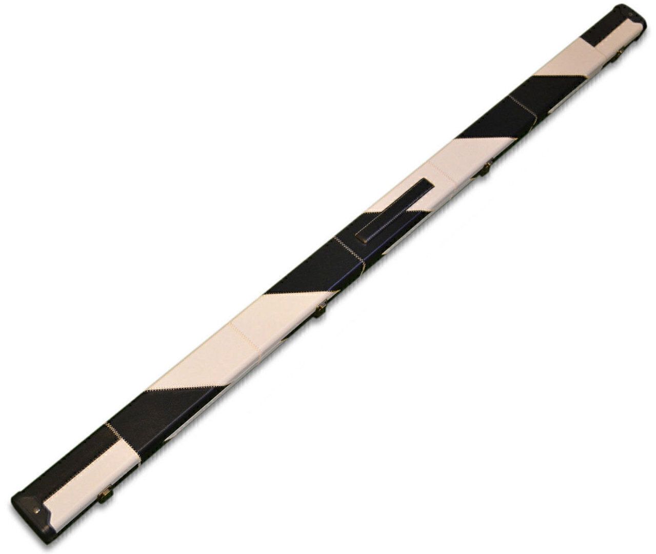 Handmade 1 Piece Black and White Snooker Tournament Style Case With 2 Compartments Handmade 1 Piece Black and White Snooker Tournament Style Case With 2 Compartments