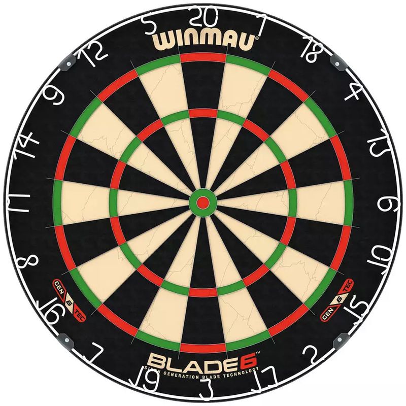 Winmau Blade 6 Professional Level Dartboard with Rota Lock Winmau Blade 6 Professional Level Dartboard with Rota Lock
