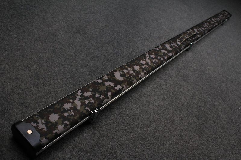 Halo Style Aluminium 3/4 Snooker Cue Case in Dark Camo