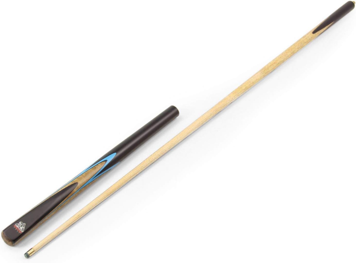 Spartan Fury Vanquish 57 Inch Ash 3/4 Jointed Snooker Cue with 9mm Tip in Blue Spartan Fury Vanquish 57 Inch Ash 3/4 Jointed Snooker Cue with 9mm Tip in Blue