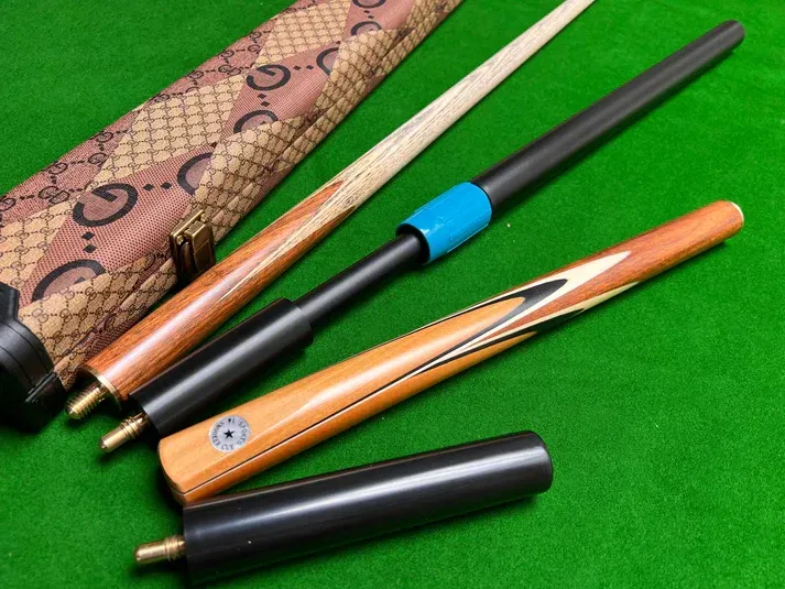 Handmade 3/4 Snooker Cue Full Set With Luxury Case And Extensions Handmade 3/4 Snooker Cue Full Set With Luxury Case And Extensions