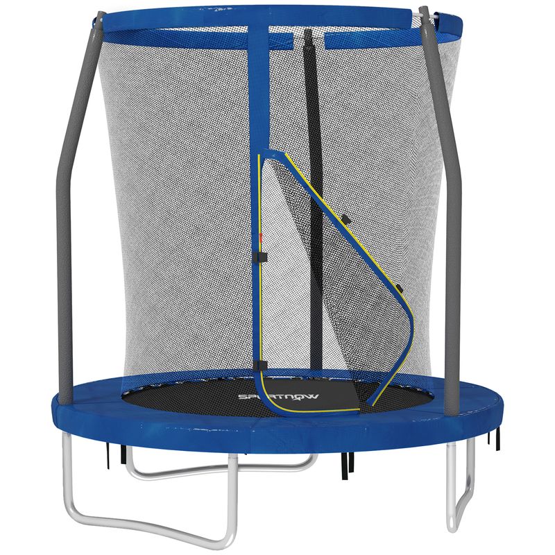 6ft Trampoline with Safety Enclosure Net and Safety Cover 6ft Trampoline with Safety Enclosure Net and Safety Cover