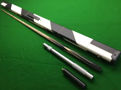 1 Piece Handmade Snooker Cue Set With Deluxe Case and Telescopic Extensions