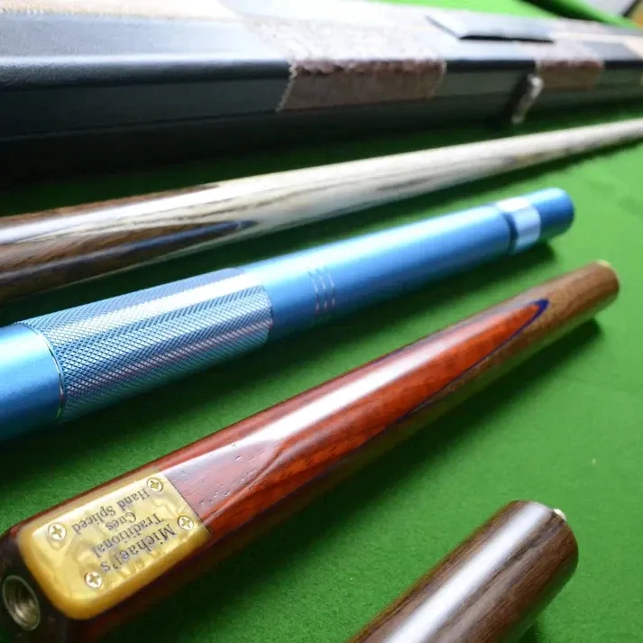 57 Inch Handmade Spliced 3/4 Ash Snooker / Pool Cue Set with Case + Extensions 57 Inch Handmade Spliced 3/4 Ash Snooker / Pool Cue Set with Case + Extensions