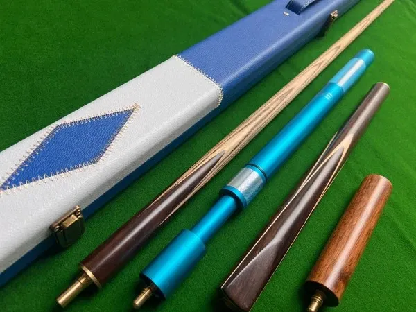 57 Inch Handmade 3/4 Jointed Ash Snooker / Pool Cue Set + Case + Extensions 57 Inch Handmade 3/4 Jointed Ash Snooker / Pool Cue Set + Case + Extensions