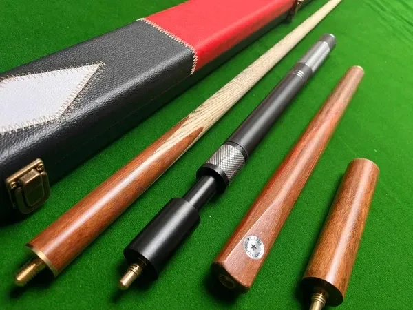 57 Inch Handmade 3/4 Jointed Ash Snooker / Pool Cue Full Set + Case + Extensions 57 Inch Handmade 3/4 Jointed Ash Snooker / Pool Cue Full Set + Case + Extensions
