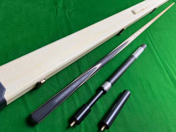 1 Piece Handmade Ash Shaft Snooker Cue Set With Luxury Case and Telescopic Extensions 1 Piece Handmade Ash Shaft Snooker Cue Set With Luxury Case and Telescopic Extensions