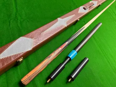 1 Piece Handmade Ash Shaft Snooker Cue Set With Hard Case and Telescopic Extensions 1 Piece Handmade Ash Shaft Snooker Cue Set With Hard Case and Telescopic Extensions