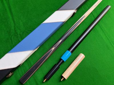 1 Piece Handmade Ash Shaft Black Snooker Pool Cue Set With Hard Case and Telescopic Extensions 1 Piece Handmade Ash Shaft Black Snooker Pool Cue Set With Hard Case and Telescopic Extensions