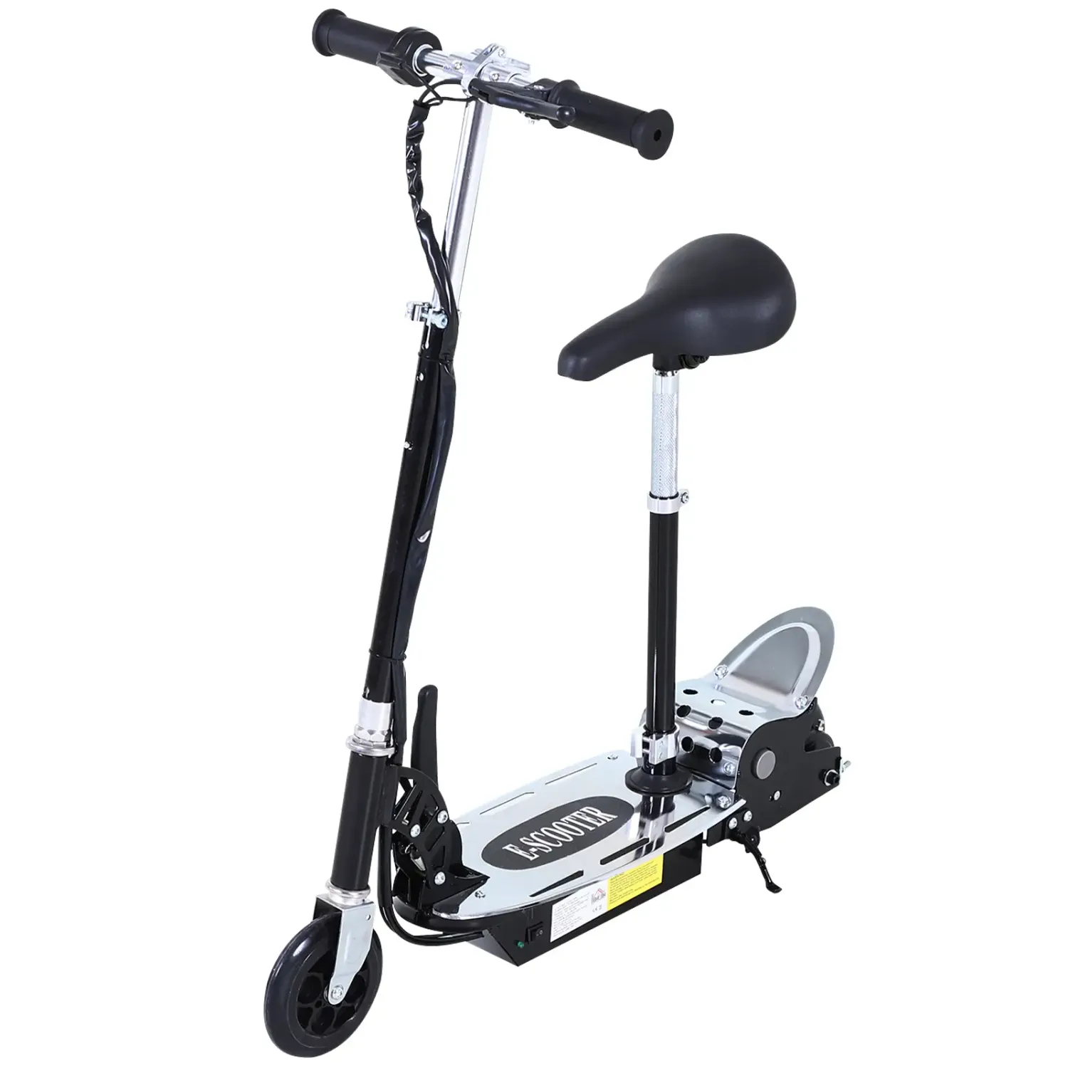 Foldable Powered Kids Scooter with Adjustable Handle 120W Age 6+