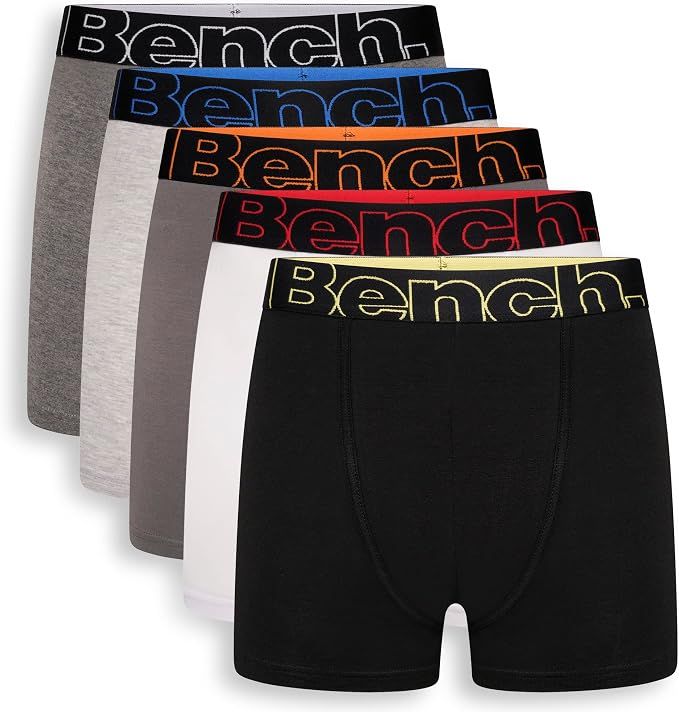 Bench 5 Pack Kahala Mens Designer Boxer Shorts / Trunks Multicolour