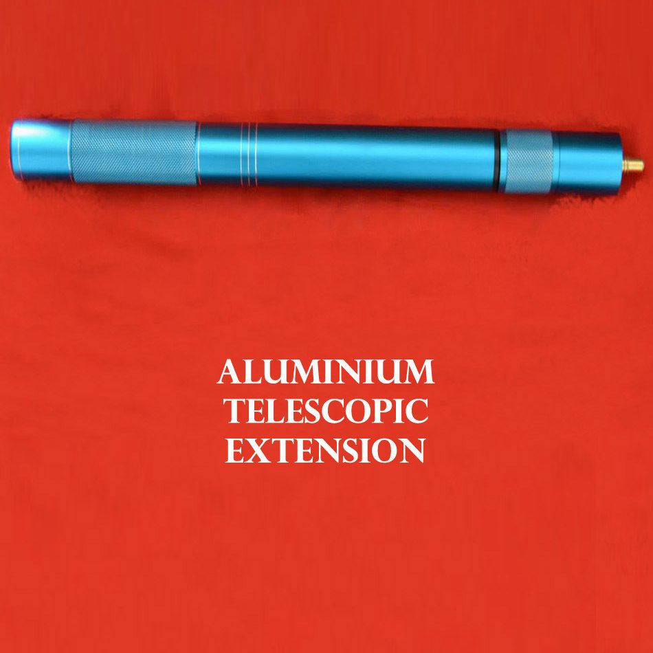 Aluminium Alloy Telecopic Snooker/Pool Cue Extension 17 Aluminium Alloy Telecopic Snooker/Pool Cue Extension 17"-27" in Blue.