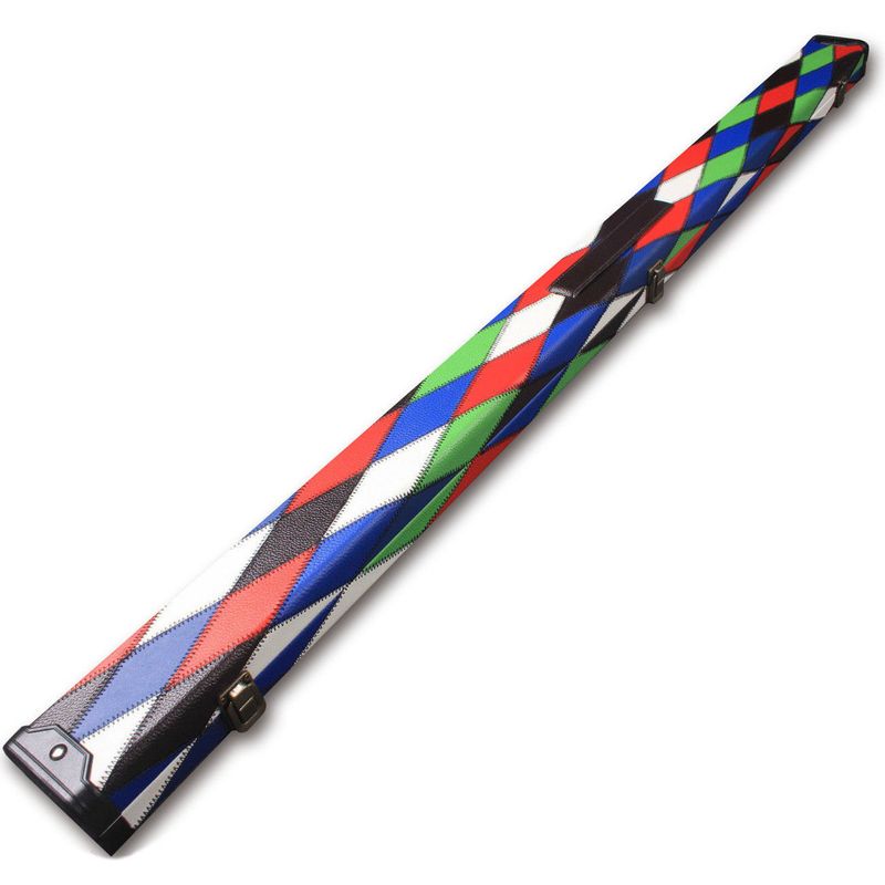Handmade 3/4 Deluxe Patchwork Style Snooker Cue Case - Diamond Style Handmade 3/4 Deluxe Patchwork Style Snooker Cue Case - Diamond Style