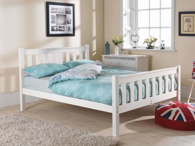 Friendship Mill Shaker Painted Bed Frame