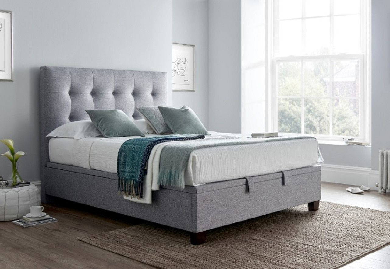 Kaydian Lumley Fabric Ottoman Bed