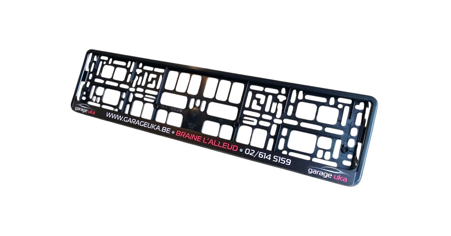 Porte Plaque Unik - 1 COLOR