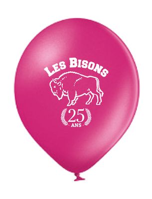 LATEX BALLOONS WITH LOGO - 1 COLOR PRINTING