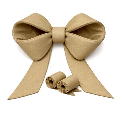 Premium Brown Beige Giant Knot