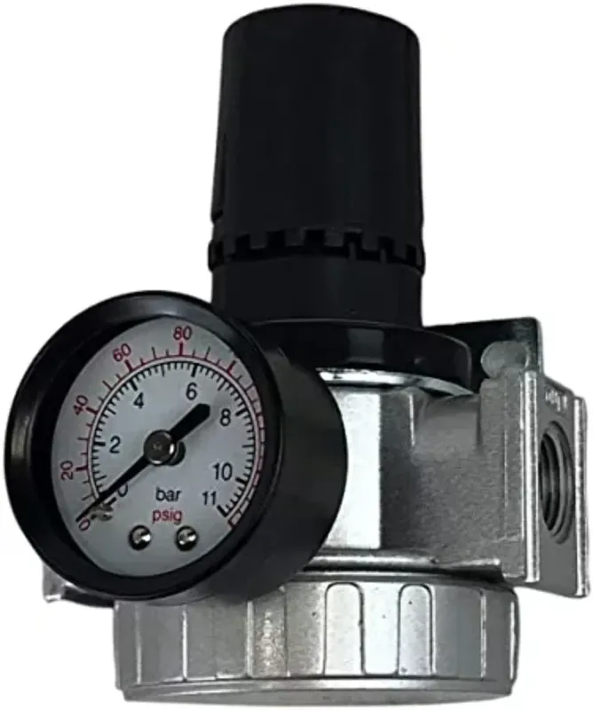 3/8" STANDARD REGULATOR WITH GAUGE PORT