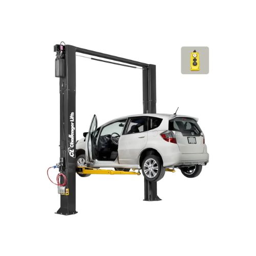 Challenger Lifts CL10AV3-3-DPC Versymmetric 10000 Lbs Two Post Lift W/ 3ft Extensions And Dual Pendant Controls