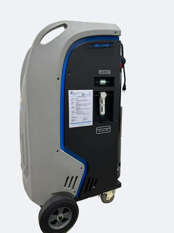 New SAE Certified Advanced 1234YF AC Recovery and Recharge Machine with Identifier