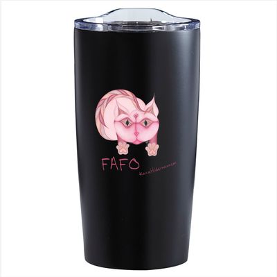 Fierce-ee FAFO - Stainless Steel Double Wall Vacuum Tumbler – 20 oz.