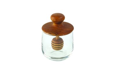 Glass Honey Jar