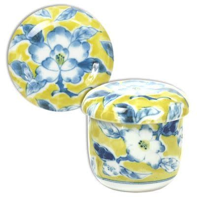 Floral Custard Cup with Lid