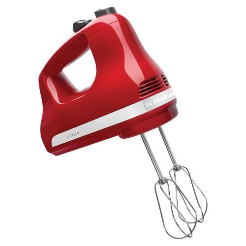 Kitchenaid Empire Red 5-Speed Hand Mixer
