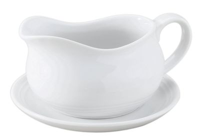 24 oz Gravy Boat with Saucer
