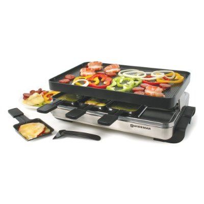 Swissmar 8-Person Classic Raclette Party Grill, Stainless