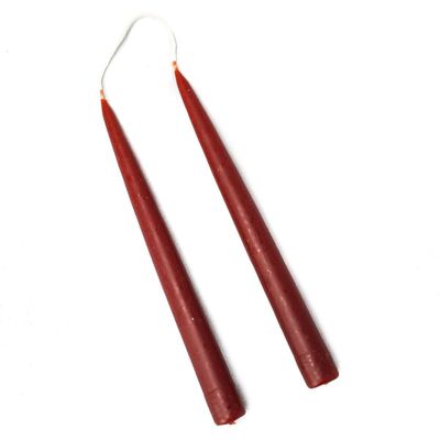 9" Red Wine Candles, set of 2