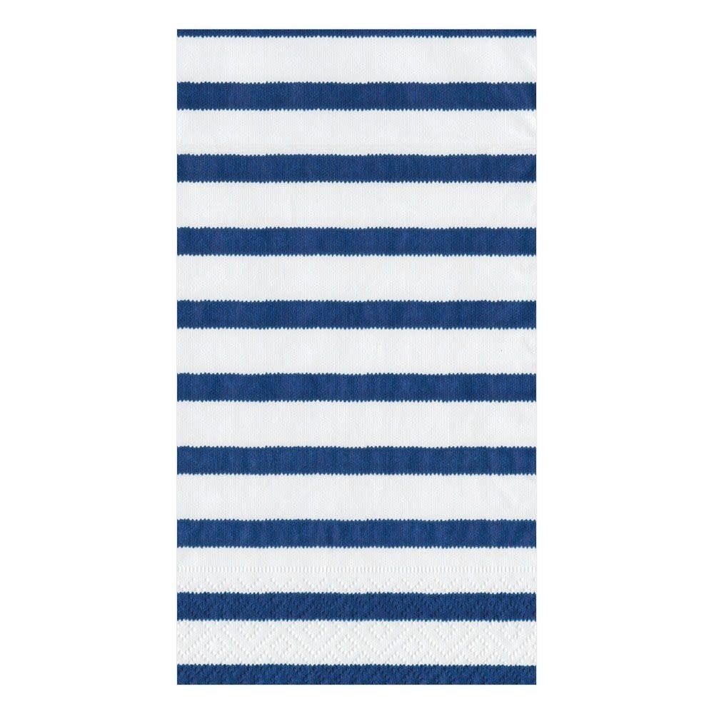 Blue Stripe Paper Dinner Napkins