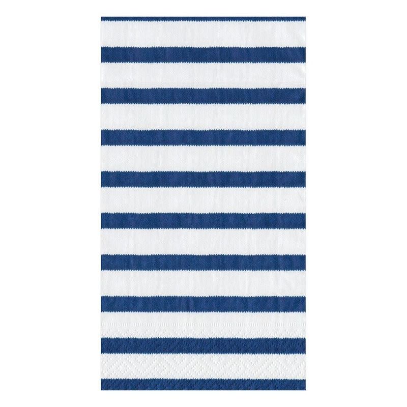 Blue Stripe Paper Dinner Napkins