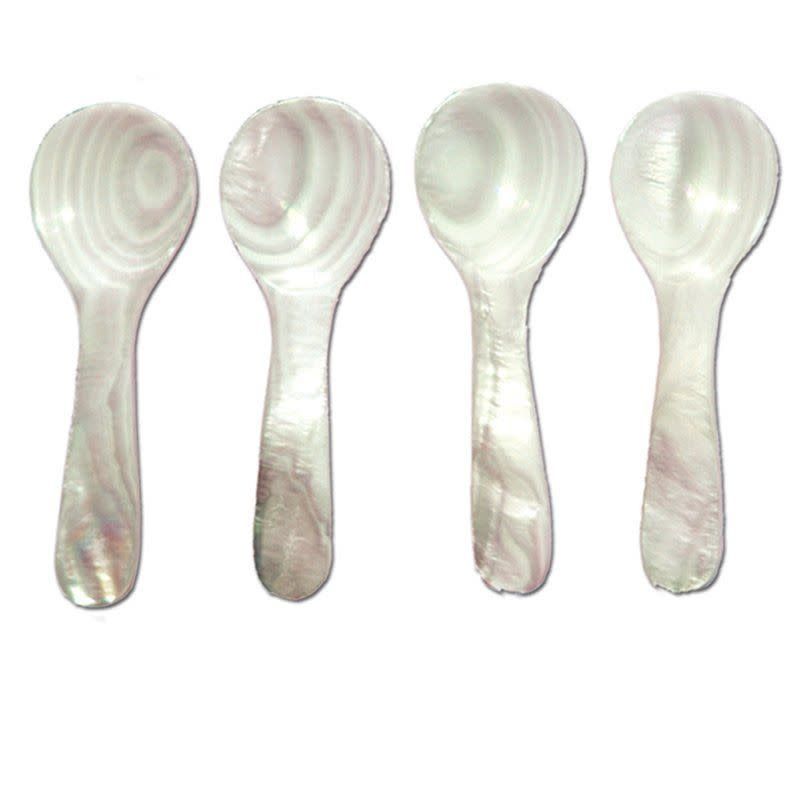 Mini White Shell Spoon