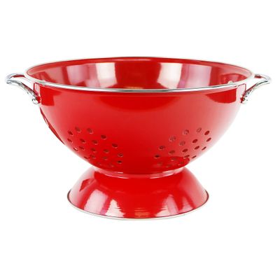 5 quart Red Colander
