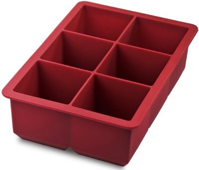 Tovolo Red King Cube Ice Cube Tray