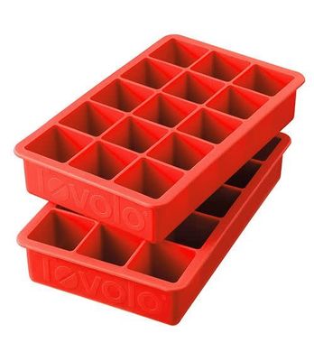 Red Tovolo Perfect Ice Cube Trays