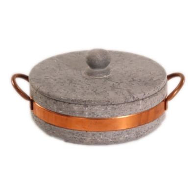 Brazilian Home Soapstone Sauté Pan with Lid