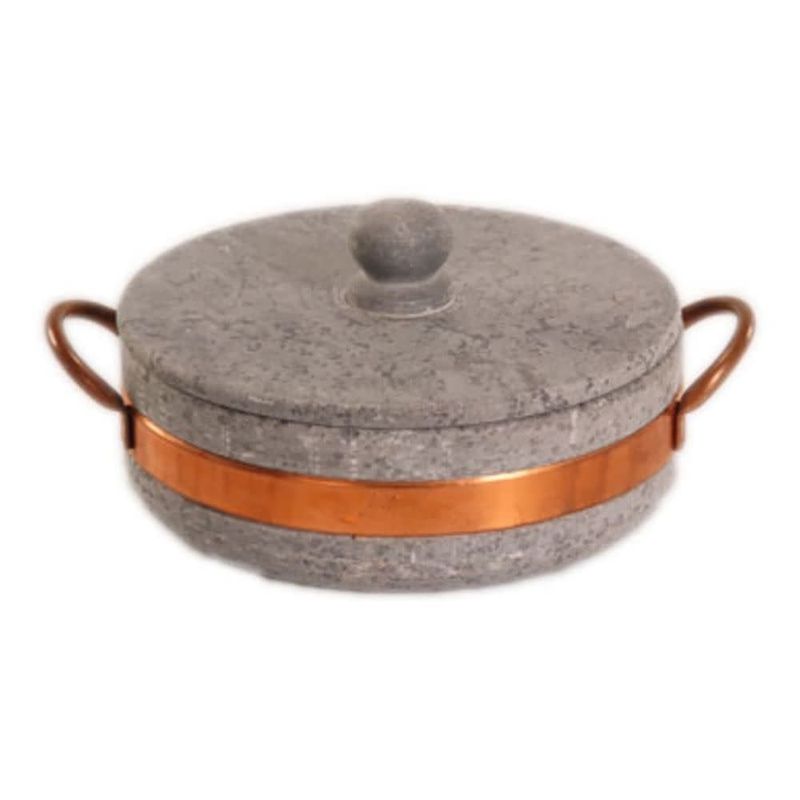 Brazilian Home Soapstone Sauté Pan with Lid