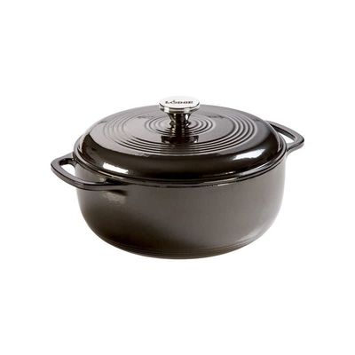 Lodge 6 quart Round Midnight Dutch Oven